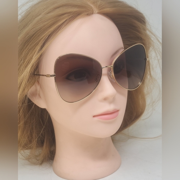 Dolce & Gabbana Sunglasses Butterfly Gold Gradient Brown DG2274 02/13 58-15-140 - Picture 13 of 16